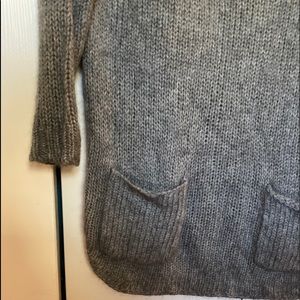 SOYER Gray Cotton/Mohair Sweater